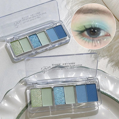 Glitter Eyeshadow Palette Brightening Waterproof Matte Finish - Smarsty