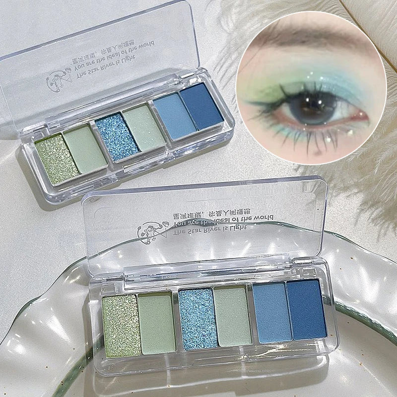 Glitter Eyeshadow Palette Brightening Waterproof Matte Finish - Smarsty