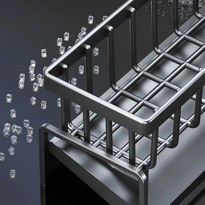 No-Punch Kitchen Shelf Drainage Rack for Easy Storage - Smarsty
