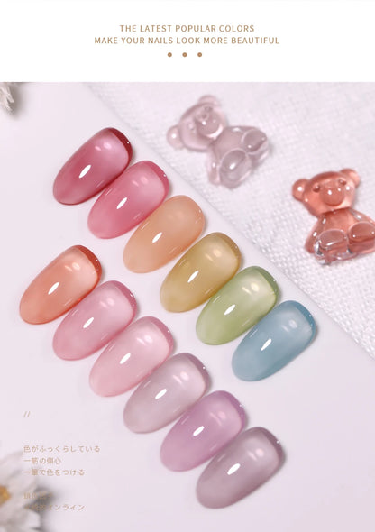 Vendeeni 24 Colors Jelly Gel Nail Polish Set - Smarsty