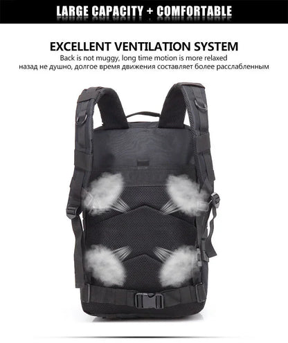 30/50L Tactical Backpacks Man Traveling Bags Survival Outdoor 3P Assault Pack EDC Molle Pack hiking Trekking Hunting Bag - Smarsty