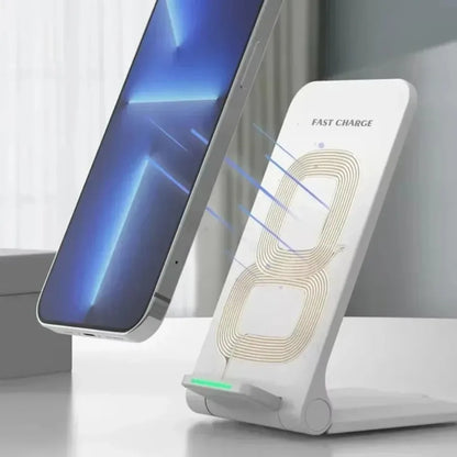 Foldable Wireless Charging Station Desktop Stand For Phones - Smarsty