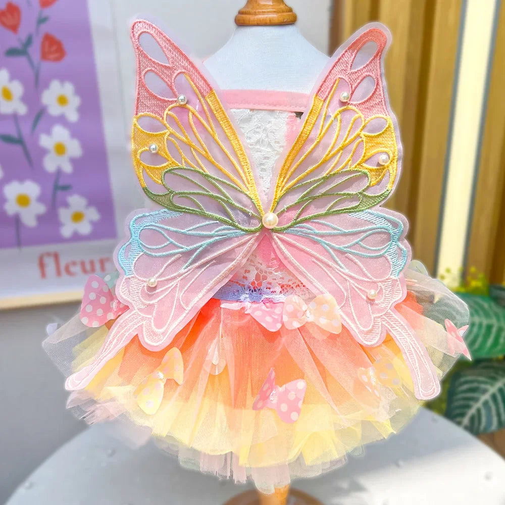 Princess Style Lace Skirt Dog Cat Dress - Smarsty