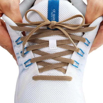 Classic Elastic Shoelaces Flat Sneakers Shoe Laces 7mm Width Shoelace for Kids Adults Shoe Lace Accessories Shoestring Fashion - Smarsty