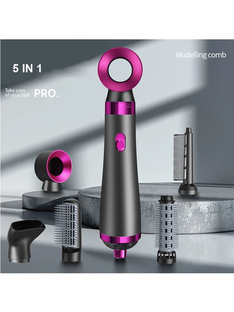5 In 1 Hot Air Brush Styling Tool Set - Smarsty