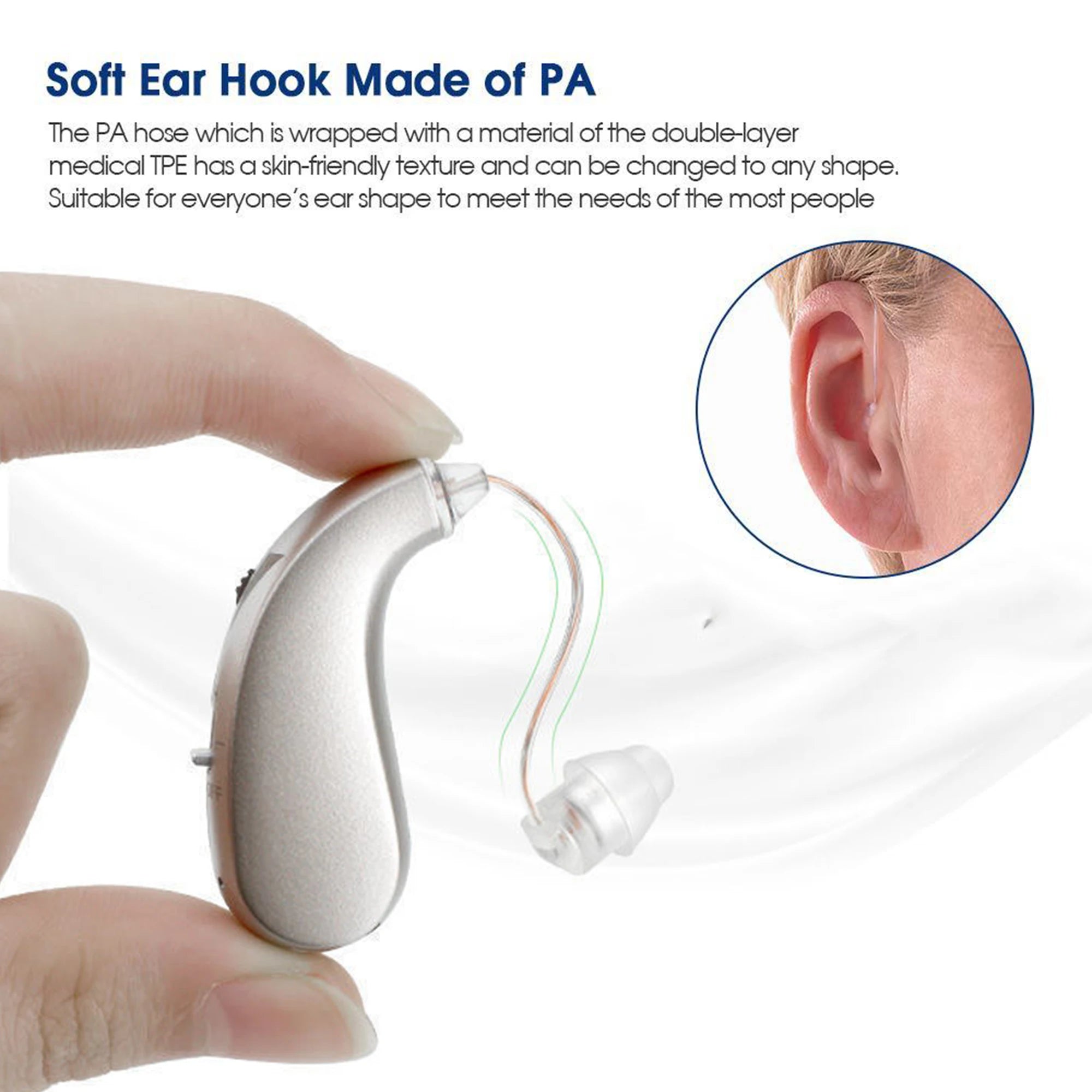Rechargeable Mini Hearing Aids with Adjustable Tone - Smarsty
