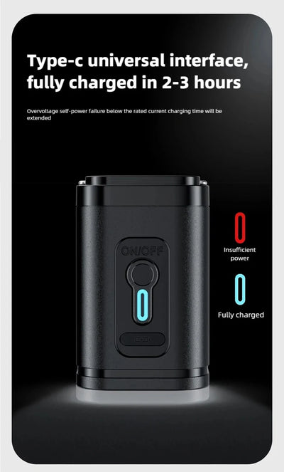 Mini Portable Air Pump USB Rechargeable Inflate Deflate - Smarsty