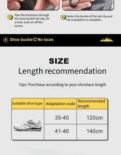 New No tie Shoe laces Round Tennis Laces Without ties Adult Kids Quality Running Sneakers Shoelaces Black White Shoes Accesories