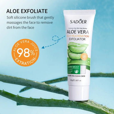 Aloe Vera Face Exfoliating Gel for Pore Shrinking - Smarsty