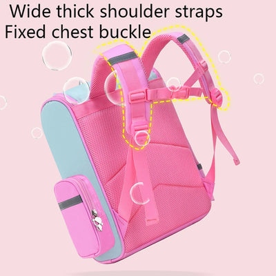Unicorn Kids Backpack Waterproof School Bag for Girls - Smarsty