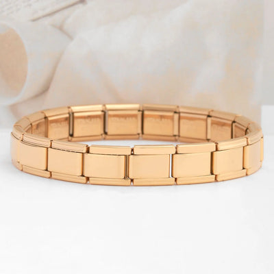 Italian Stainless Steel Square Bracelets Stretchable Unisex Jewelry - Smarsty