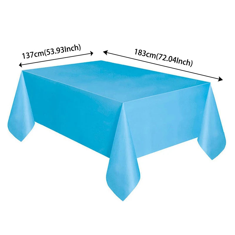 Disposable Solid Color Tablecloth for Parties and Events - Smarsty