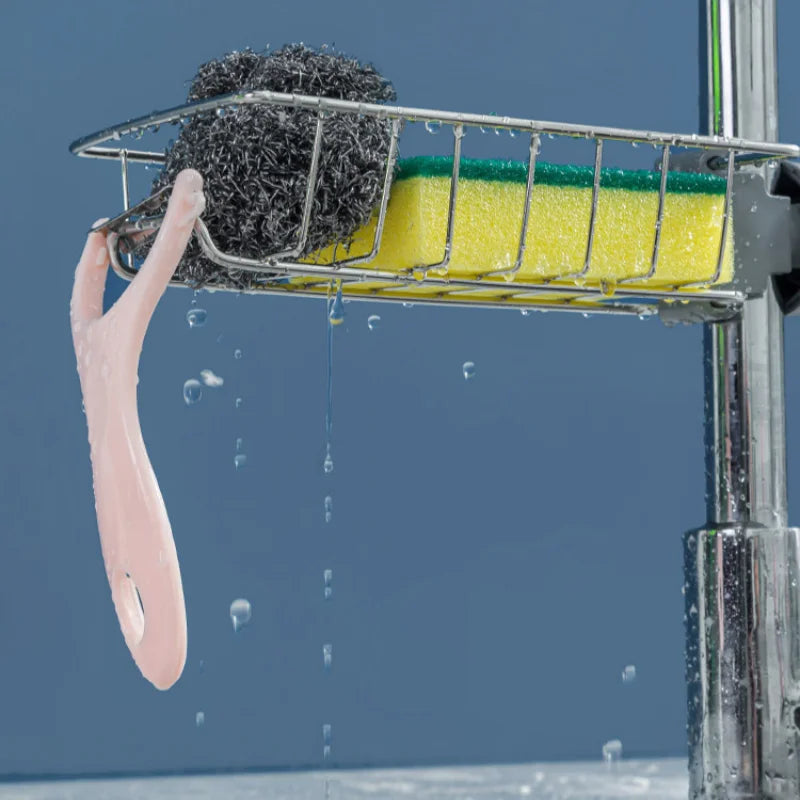 Faucet Hanging Type Drainage Rack For Kitchen Sink Bathroom Sink Holder Storage Rack Shelf Organizer Kitchen Accessories by Smarsty