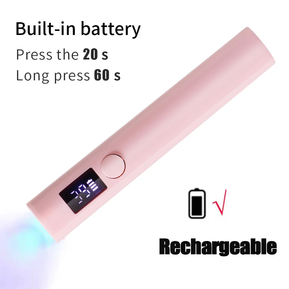 LULAA Handheld Mini Nail Lamp For Quick Gel Drying - Smarsty