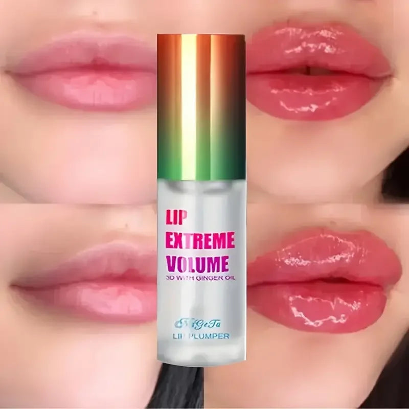 Ginger and Mint Lip Plumper Oil for Fuller Lips - Smarsty