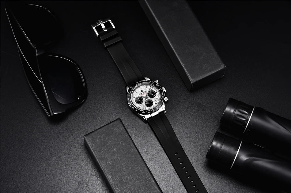 PAGANI DESIGN Men's Waterproof Chronograph Quartz Watch - Smarsty