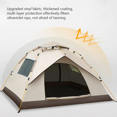 Outdoor Folding Camping Tent Portable Waterproof Sunshine-proof Automatic Easy Setup Tent For Camping Beach Picnic Barbecue by Smarsty