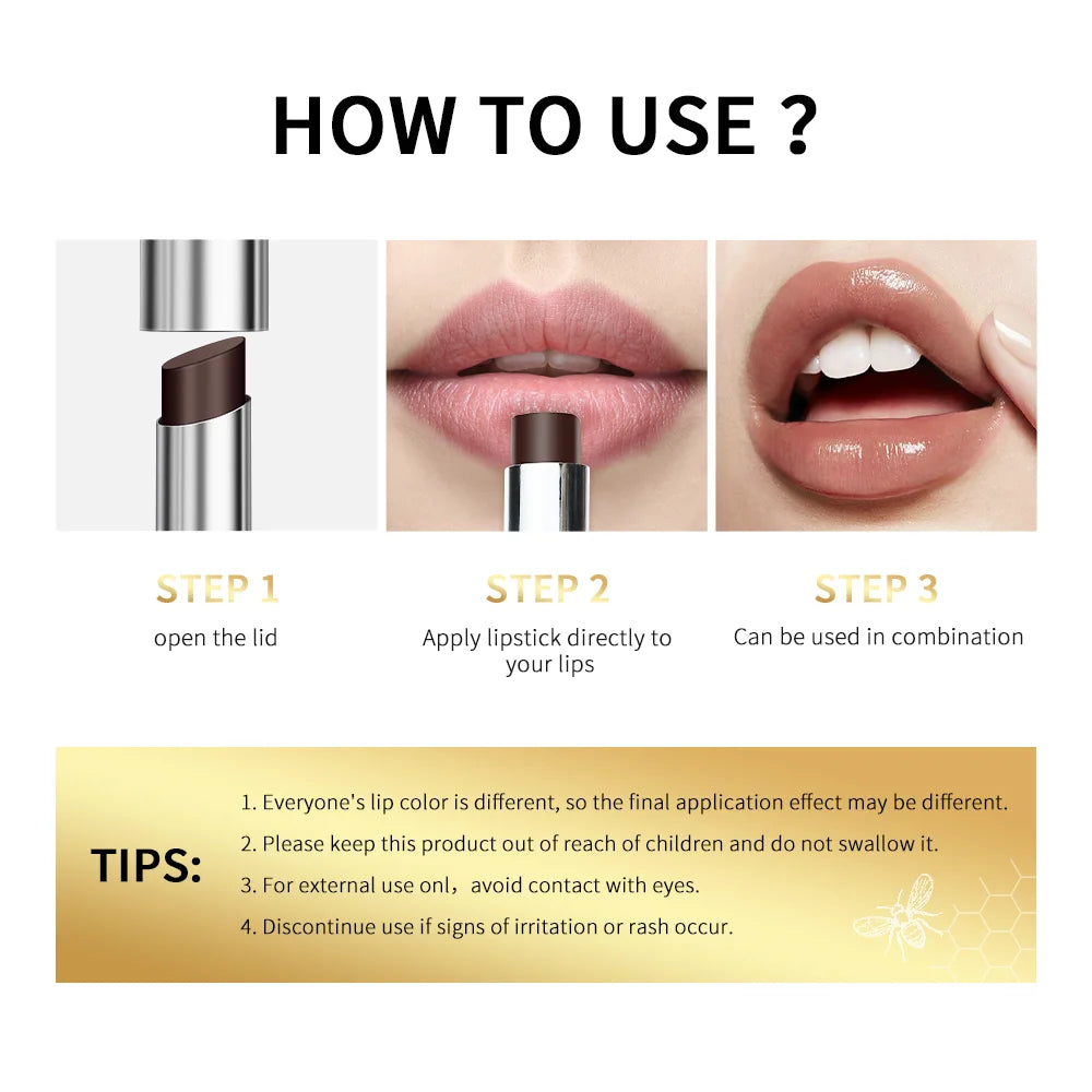 Black Honey Lipstick Long Lasting Natural Moisturizer - Smarsty