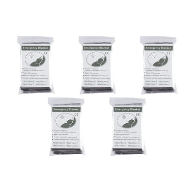 1-10PCS Emergency Blanket Outdoor Survive First Aid Military Rescue Kit Windproof Waterproof Foil Thermal Blanket for Camping by Smarsty