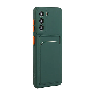 Card Slot Wallet Phone Case With Shockproof Bumper - Smarsty
