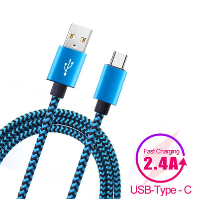 Nylon Braided USB Type C Cable for Fast Charging - Smarsty