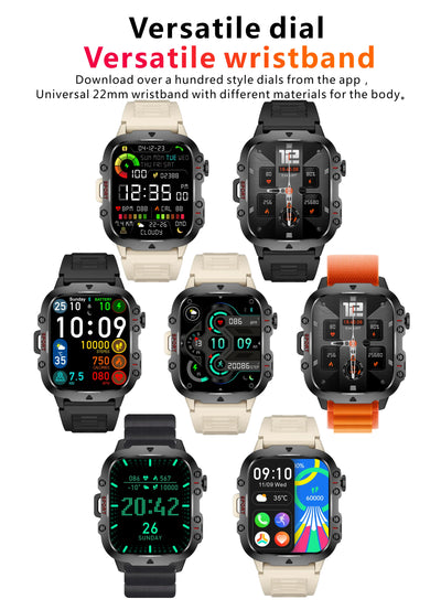 Smart Waterproof Fitness Smartwatch with Bluetooth Call - Smarsty