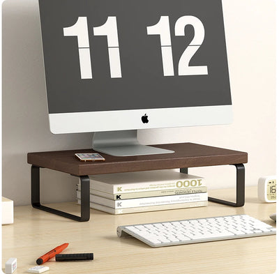 30/40/50cm Monitor Raised Shelf Office Laptop Bracket Desktop Computer Stand Desktop Rack Home Storage Holders Organizer by Smarsty
