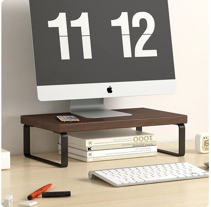 30/40/50cm Monitor Raised Shelf Office Laptop Bracket Desktop Computer Stand Desktop Rack Home Storage Holders Organizer by Smarsty