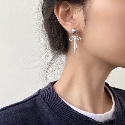 Elegant Red Zircon Butterfly Drop Earrings for Women Fashion - Smarsty