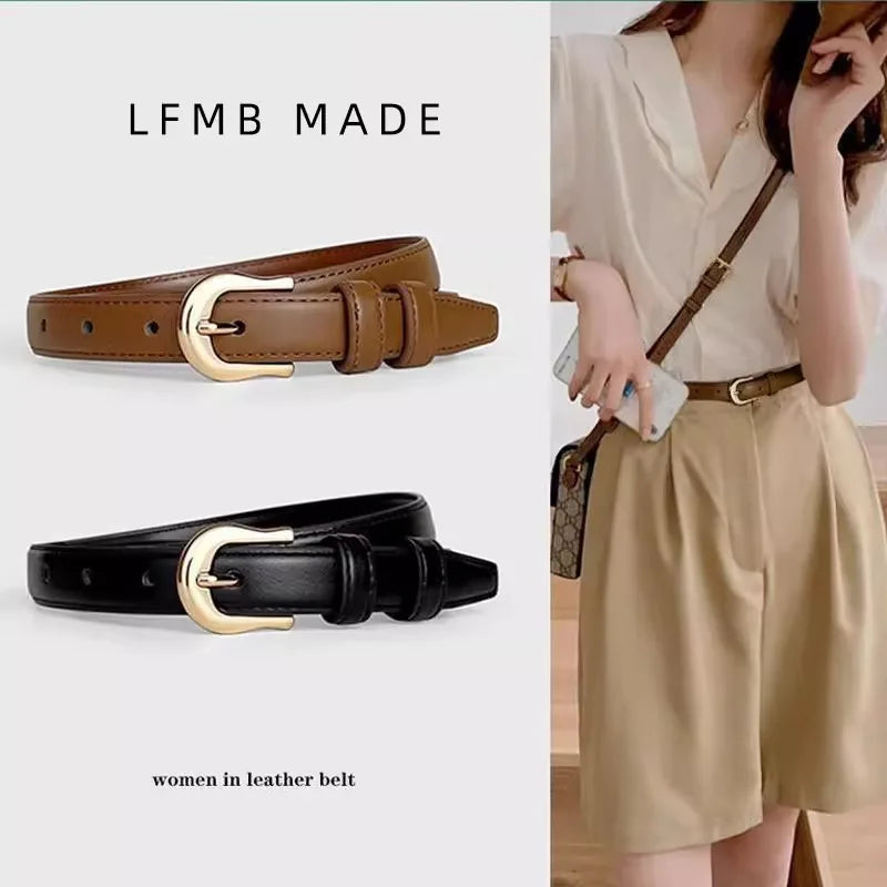 Brown Summer Belt with Western Style and Versatile Design - Smarsty
