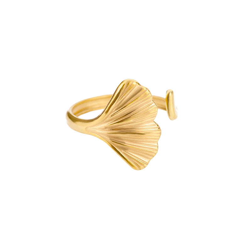 Luxury Gold 316L Stainless Steel Rings for Women - Smarsty