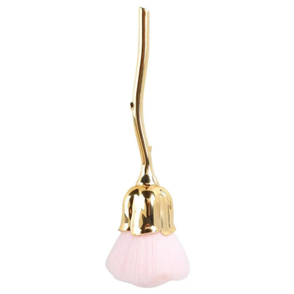 Rose-Shaped Soft Nail Dust Brush for Manicure - Smarsty