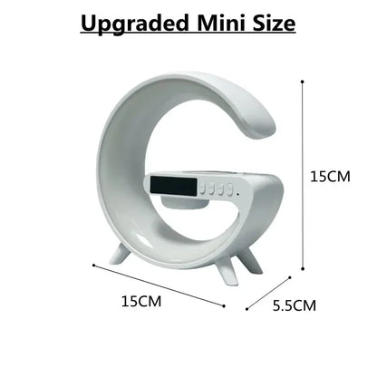 Wireless Charger Stand With Bluetooth Audio RGB Light - Smarsty