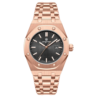 Luxury Waterproof Quartz Watch with Luminous Date Feature - Smarsty