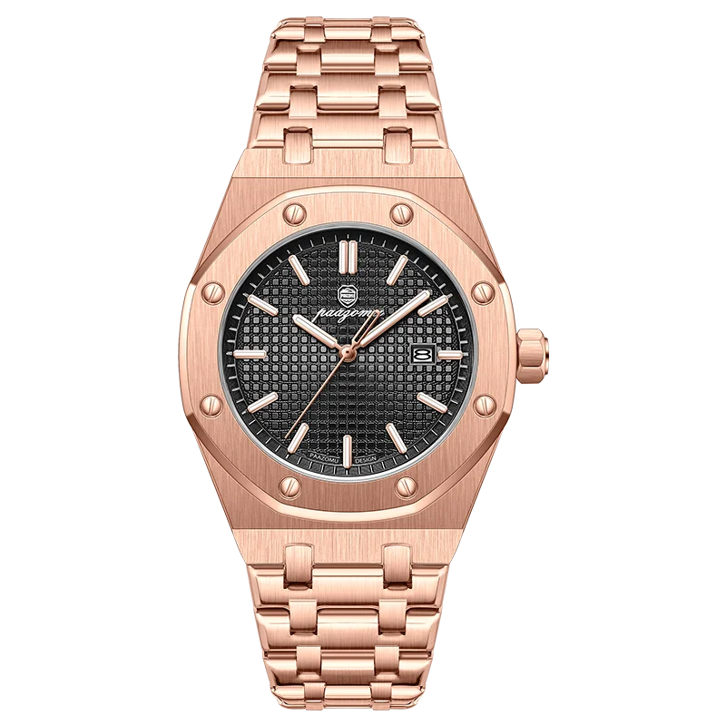 Luxury Waterproof Quartz Watch with Luminous Date Feature - Smarsty
