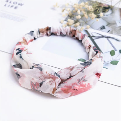 Bohemian Print Headbands For Women Vintage Turban Comfort - Smarsty