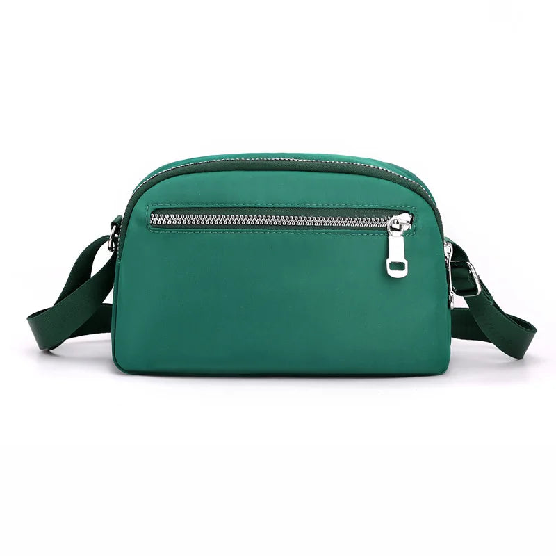 Waterproof Nylon Crossbody Bag For Women With Zipper - Smarsty