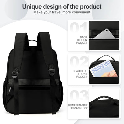 Ryanair Backpack 40x20x25 Cabin Bag, Hand Luggage Travel Backpack for Easyjet Cabin Bag 45x36x20, Laptop Backpack for Women/Men - Smarsty
