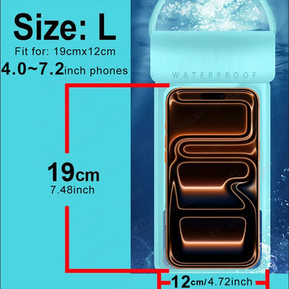 IPX8 Universal Waterproof Bag Cell Phone Pouch Case Water Proof Underwater Dry Bag For iPhone 17 Pro Max 16 Xiaomi Samsung Cover