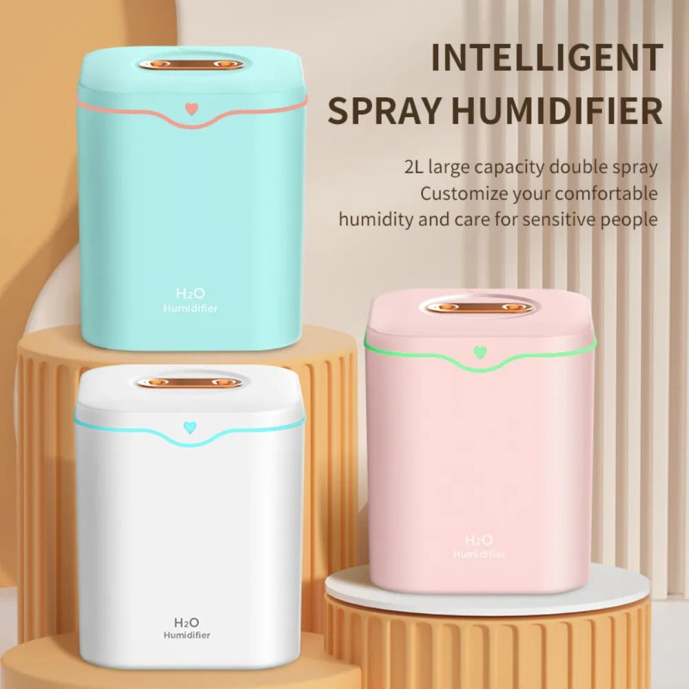 Double Spray USB Air Humidifier With Large Capacity - Smarsty