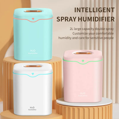 Double Spray USB Air Humidifier With Large Capacity - Smarsty