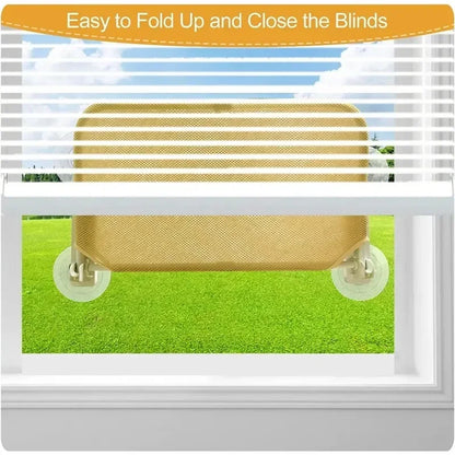 Cordless Cat Hammock With Suction Cups For Sunbathing - Smarsty