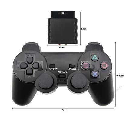 Wireless Gamepad for PlayStation 2 with Vibrating Joystick - Smarsty