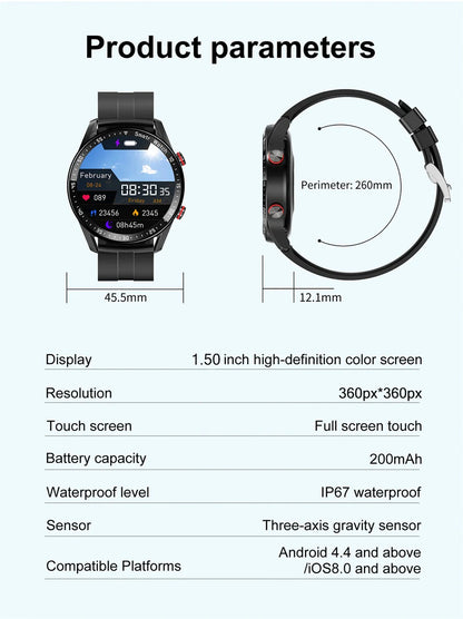 2024 Bluetooth Call Smart Watch with Heart Rate Tracker - Smarsty