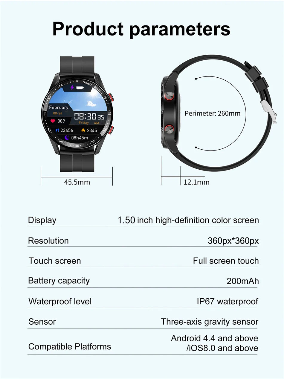 2024 Bluetooth Call Smart Watch with Heart Rate Tracker - Smarsty