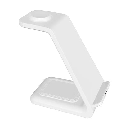 Three In One Wireless Charger Stand Fast Charging Dock - Smarsty