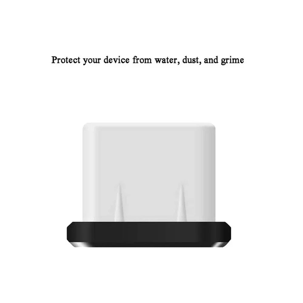 4Pcs USB C Dust Plug With Cleaning Brush Anti Dust USB-C Plug Cover Charging Port Cover Caps For Samsung Xiaomi All Type C Phone - Smarsty