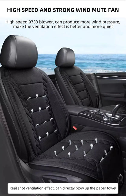 Car Seat Cooling Cushion With USB Powered Fan Three Speed - Smarsty