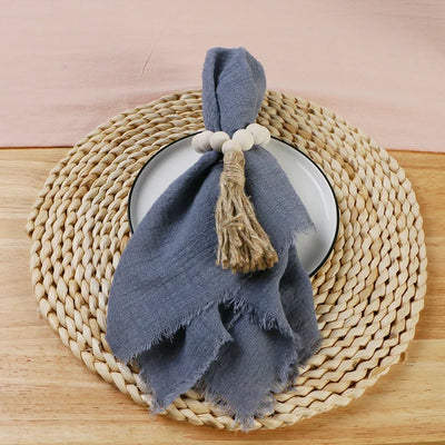 Reusable Cotton Wedding Napkins for Rustic Table Decor - Smarsty