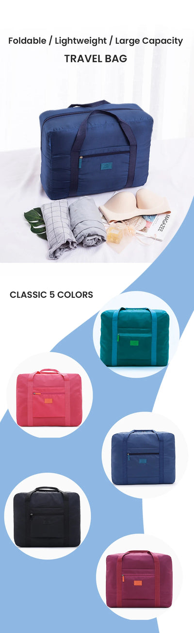 Lightweight Foldable Travel Duffel Bag For Carry On Luggage - Smarsty